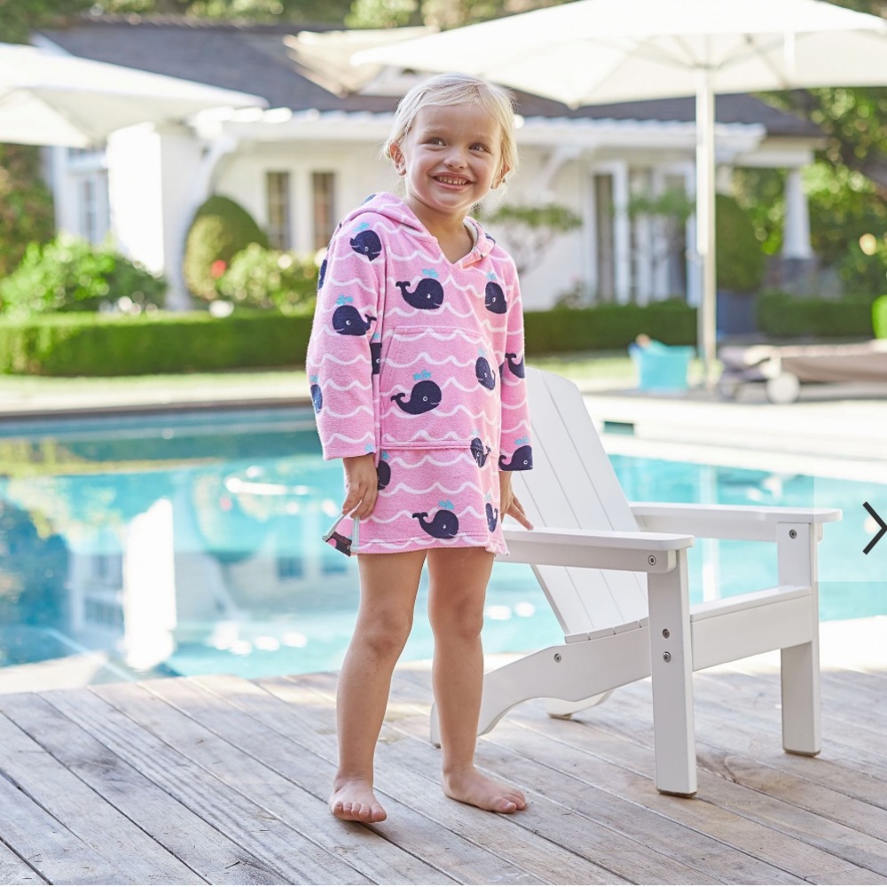 Pottery Barn Kids Whale Beach Coverup 12-18 Months - Picture 1 of 7
